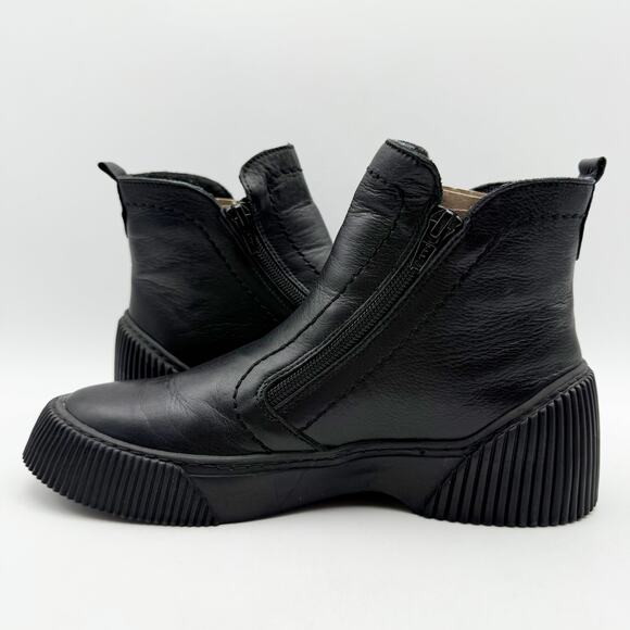 Spring Step Womens Kelko Ankle Boots EU 38 US 7.5-8 Black Leather EUC - Picture 7 of 12